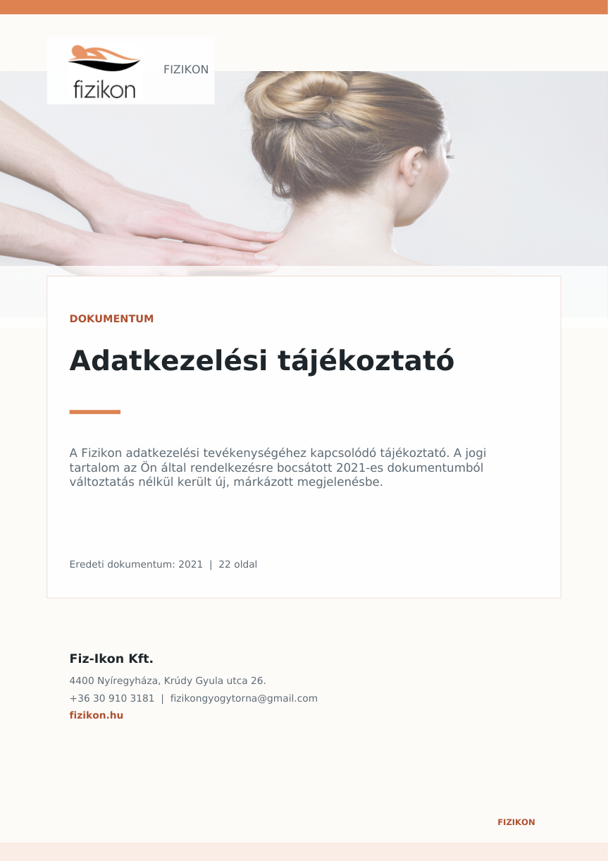 Adatkezelési tájékoztató PDF előnézet